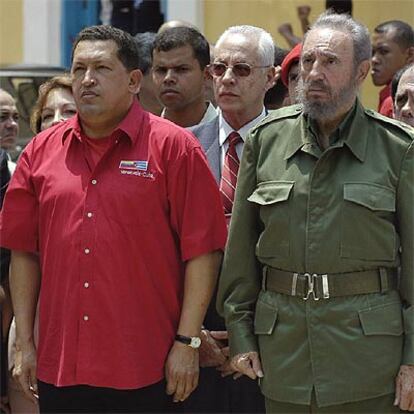 Hugo Chávez y Fidel Castro, el pasado 28 de abril en La Habana.