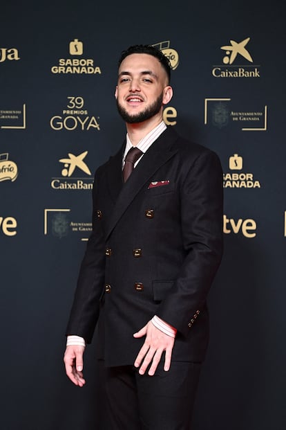 El cantante C. Tangana, Antn ?lvarez, nominado al ser productor de 'La guitarra flamenca de Yerai Corts', que aspira al Goya de mejor pelcula documental.