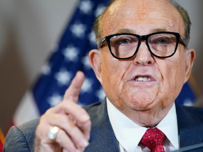 Rudolph Giuliani, exabogado de Donald Trump, en Washington, en noviembre de 2020.