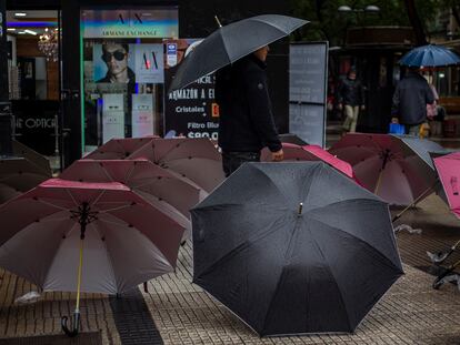 paraguas para la lluvia en Santiago de Chile