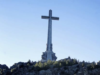 The cross at the Valley of the Fallen outside Madrid.