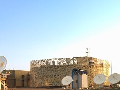 Centro de control de Hispasat en Arganda del Rey.  