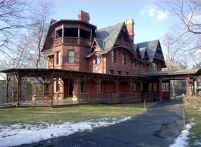 Casa museo de Mark Twain en Hartford (Connecticut).