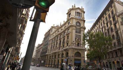 La seu de la Caixa d'Enginyers, a la Via Laietana de Barcelona.