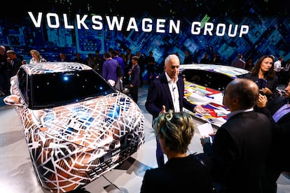 Markus Haupt, consejero delegado interino de Cupra y Seat en el Salón del Automóvil de Múnich 2025.