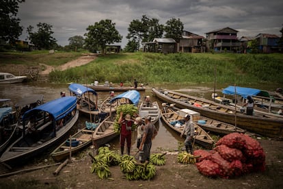 Port of Leticia in Amazonas (Colombia).