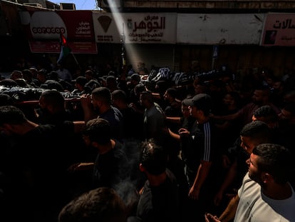 Jornada de luto en la ciudad de Yenín, Cisjordania, en imágenes