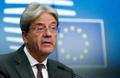 European Commissioner for the Economy Paolo Gentiloni.