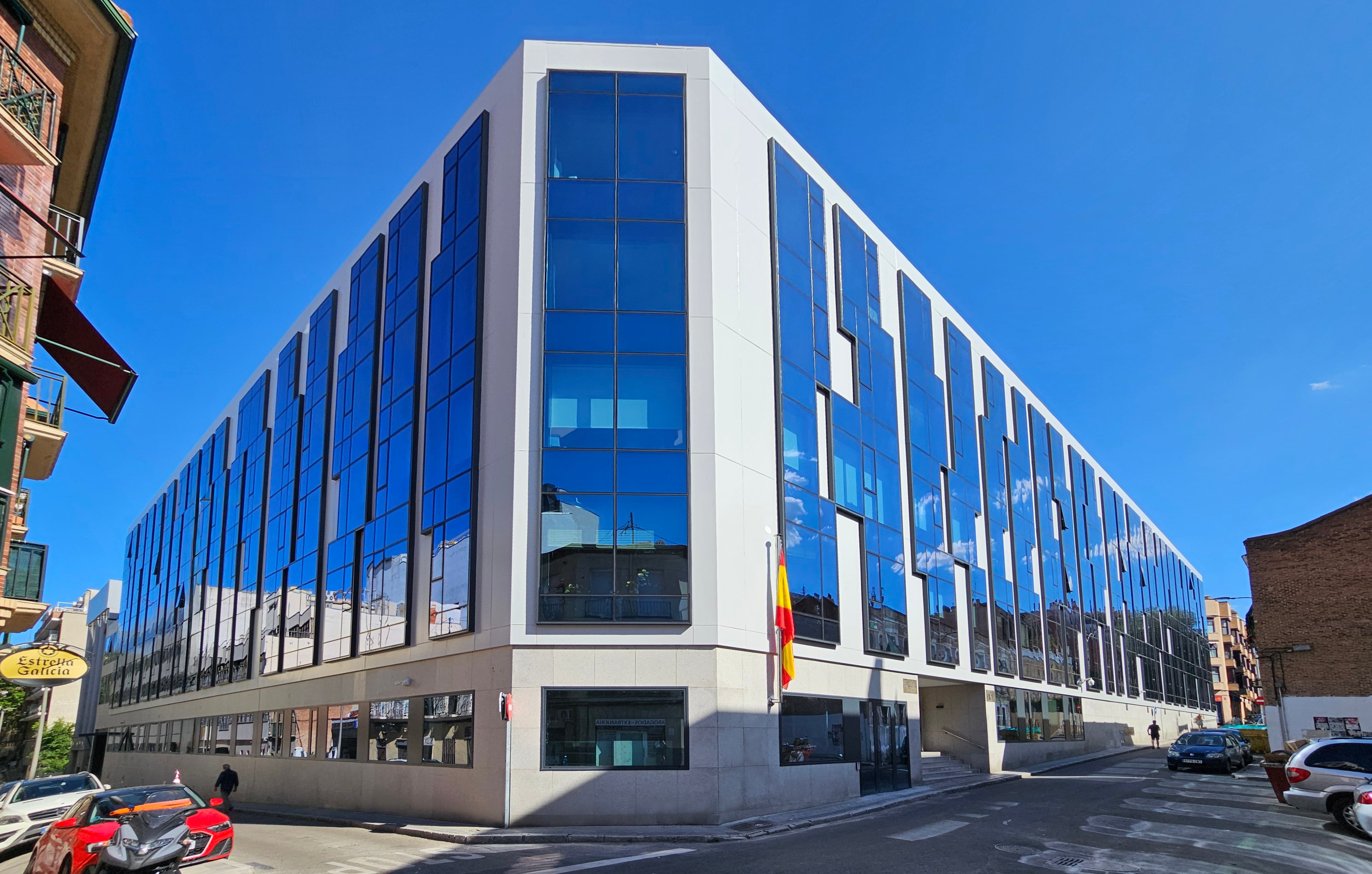 Sede de la Agencia Tributaria en la calle Lérida de Madrid. Inmueble adquirido por Andbank al fondo Ardian, en una imagen cedida.