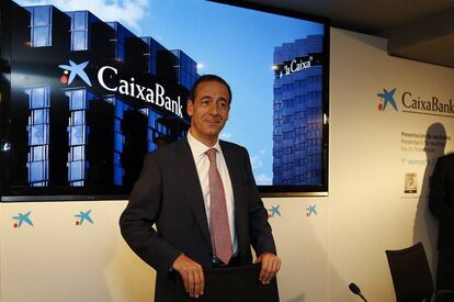 El consejero delegado de CaixaBank, Gonzalo Gortázar.