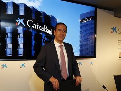 El consejero delegado de CaixaBank, Gonzalo Gortázar.