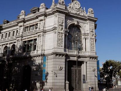 Edificio del Banco de España, en Madrid.