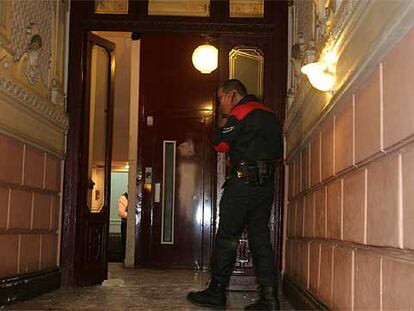 Incendio en un ascensor