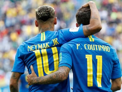 Neymar e Philippe Coutinho anotaram os gols do Brasil em vitória dramática.