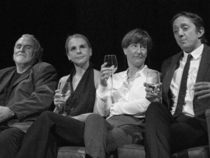 Andreu Benito, Sandra Monclús, Mònica Glaenzel y Joan Carreras.