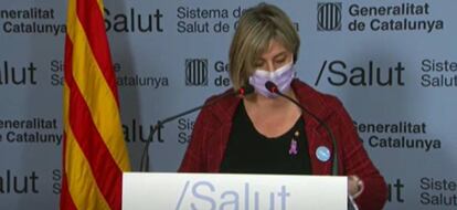 La consejera de Salud de la Generalitat, Alba Vergés.