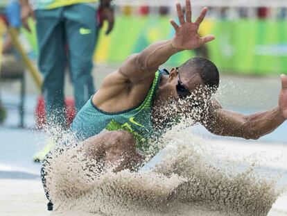 Ricardo Costa, medalha de ouro no salto.