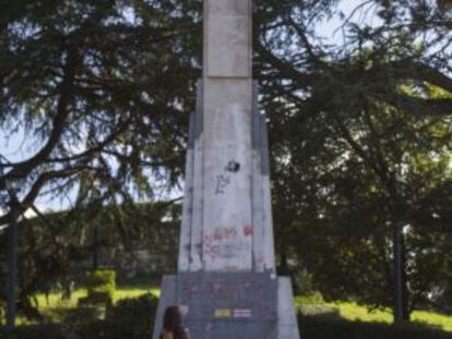 La cruz franquista de O Castro, en Vigo.