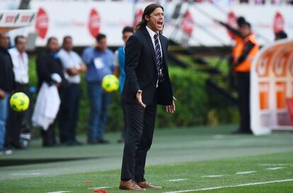 Matías Almeyda durante el pasado juego contra Toluca