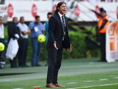 Matías Almeyda durante el pasado juego contra Toluca