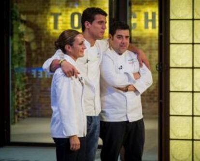 Begoña, Miguel y Antonio protagonizan la gran final del concurso culinario.