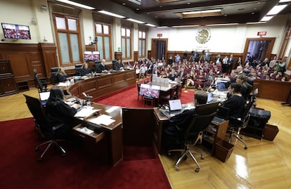 Última sesión de la actual conformación de la  Suprema Corte.