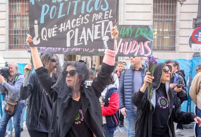 Miles de estudiantes se manifestaron este viernes 15 de marzo en Madrid contra el cambio climático.