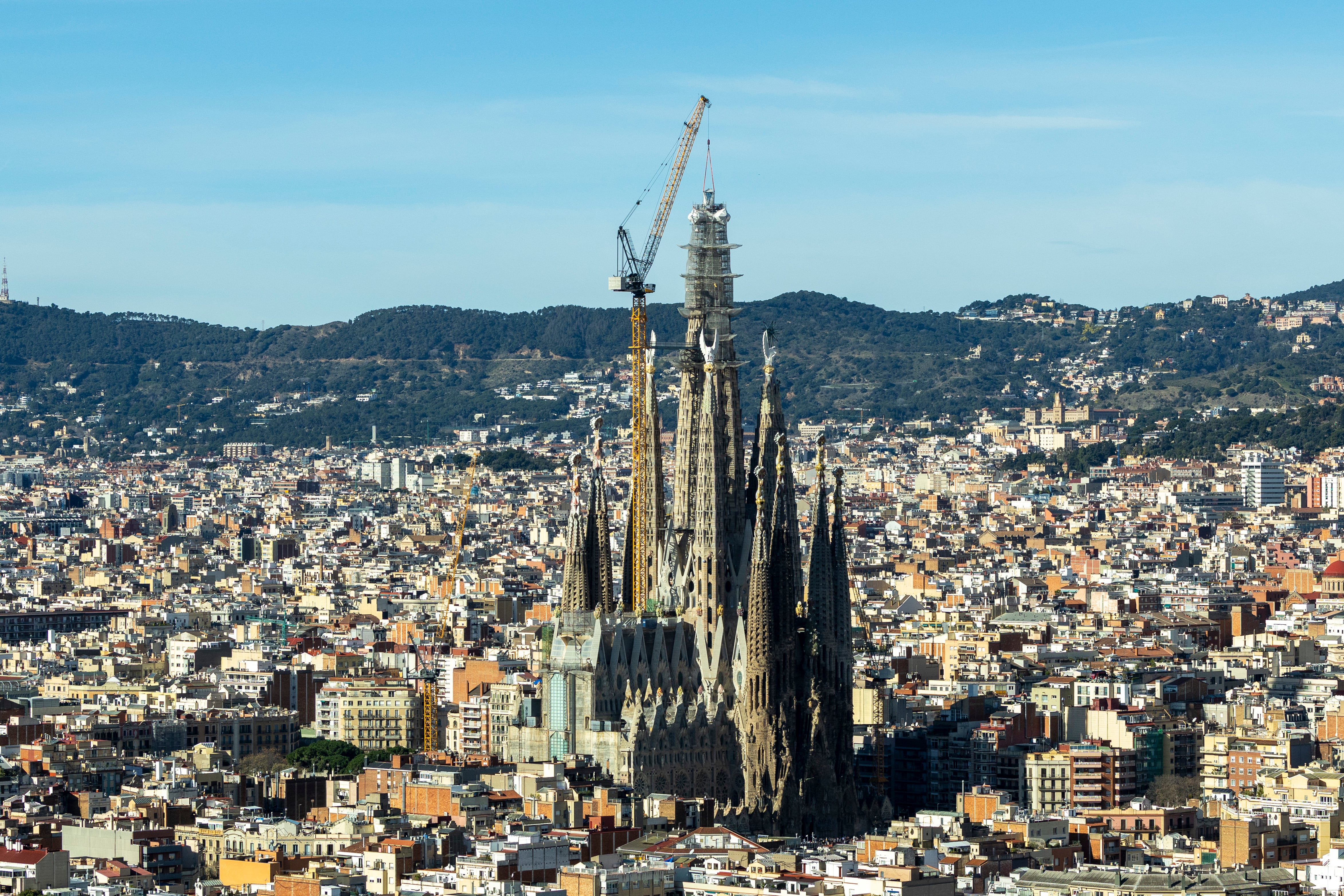 Vista general de Sagrada Familia.