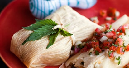 Tamal de 'The official High Times cookbook', de Elise McDonough y los editores de la revista 'High Times'. / SARA REMINGTON