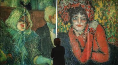 Exposición Lautrec-Picasso, en el museo Thyssen de Madrid.