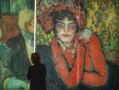 Exposición Lautrec-Picasso, en el museo Thyssen de Madrid.