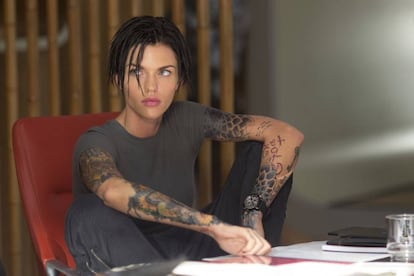 Ruby Rose, en la película 'The Meg'.