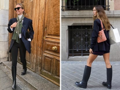 Dos de los 'looks' de calle que proponen con estas botas las 'influencers' Lucía Bárcena (luciabarcena) y Grace Villarreal (gracyvillarreal) en sus perfiles de Instagram.