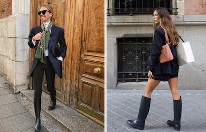 Dos de los 'looks' de calle que proponen con estas botas las 'influencers' Lucía Bárcena (luciabarcena) y Grace Villarreal (gracyvillarreal) en sus perfiles de Instagram.