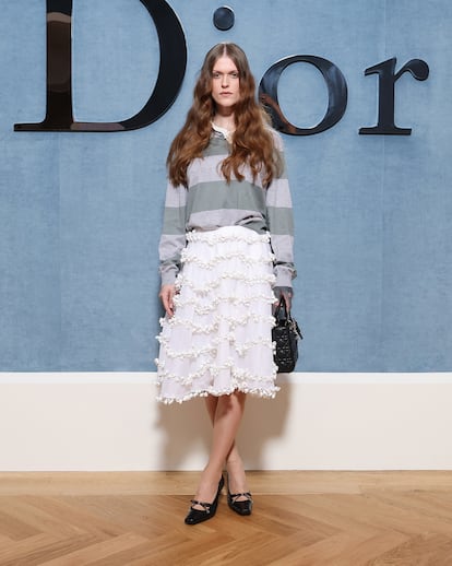 Ethel Cain asiste al desfile de Dior en París, el pasado 27 de junio de 2025.