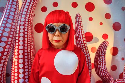 Yayoi Kusama, en 2012 en Hong Kong.