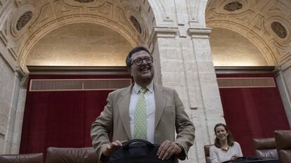 El líder de Vox en Andalucía, Francisco Serrano.