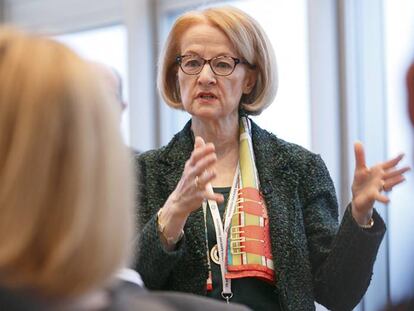 Daniéle Nouy, presidenta del consejo de supervisión del Banco Central Europeo. 