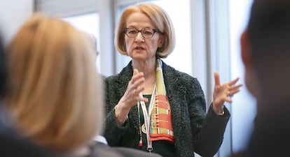 Daniéle Nouy, presidenta del consejo de supervisión del Banco Central Europeo.
