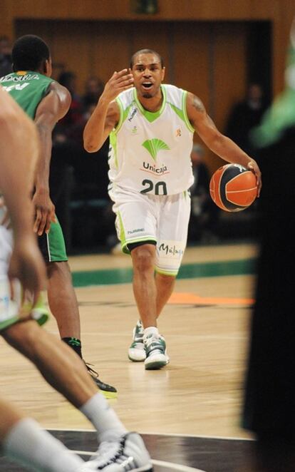 McIntyre, durante un partido con el Unicaja.