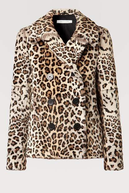 Abrigo de pelo con print leopardo de Gerard Darel (850 euros).