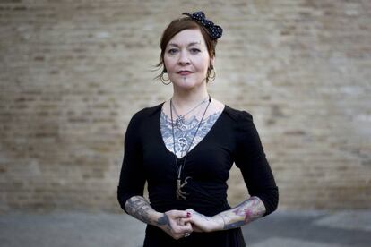 La cantante Meschiya Lake en Sevilla.