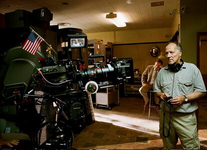 El cineasta alemán, en otro momento de su trabajo en la película 'Bad Lieutenant' (Teniente corrupto).