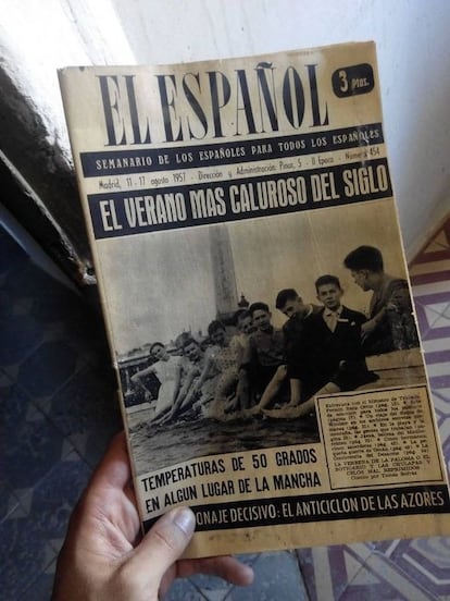 Imagen de la portada del semanario 'El Español', reproducida hasta la saciedad en foros, redes y WhatsApp.