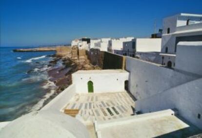 Fuerte de Asilah, en la costa marroqu&iacute;. 