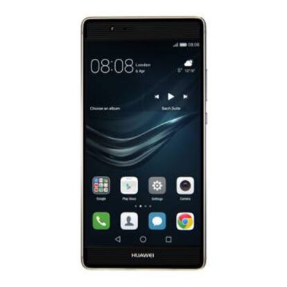 Vista frontal del Huawei P9 Plus.
