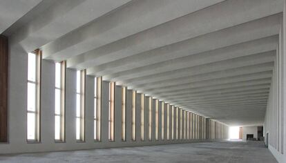 Sala interior del Museo de las Colecciones Reales de Madrid (aún sin concluir), construido por FCC.  