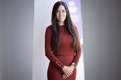 Kerstin Noëlle Vokinger, researcher at the University of Zurich, at the European Society of Medical Oncology Congress in Barcelona.