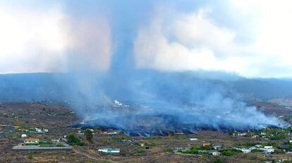 Volcán de Cumbre Vieja, en La Palma