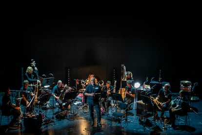 Baritone Florian Boesch and Musicbanda Franui during their highly personal performance of Franz Schubert's 